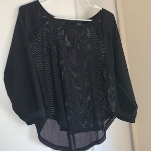 Yoga mesh coverup